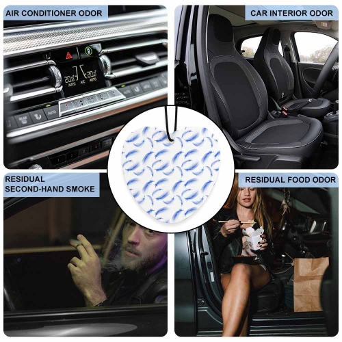 Car Air Freshener (Three Pcs)(Heart/Rhombus)