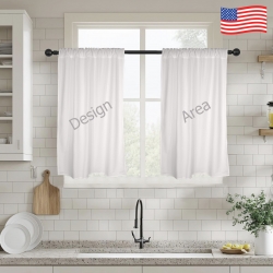 Window Curtain 28"x40"-Velvet (2-Piece)