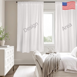 Window Curtain 52"x63"-Velvet (2-Piece)