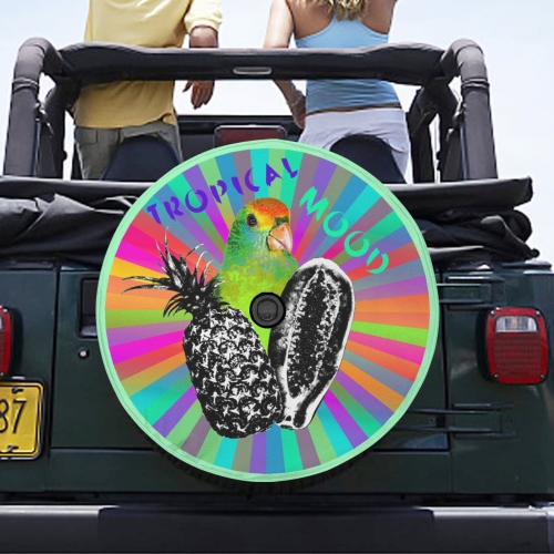 Spare Tire Cover with Backup Camera Hole (28 Inch)