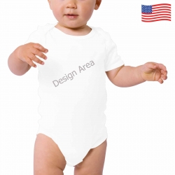 Baby Short Sleeve One Piece (Front Printing)
