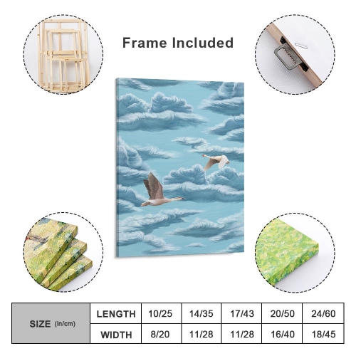 Frame Canvas Print 11"x14" (Vertical)
