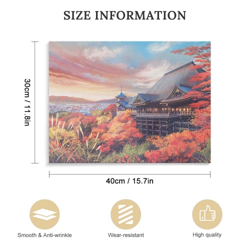 Frame Canvas Print 40×30cm (Horizontal)
