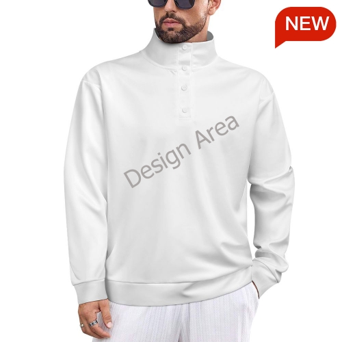 Men's Stand Collar Sweatshirt