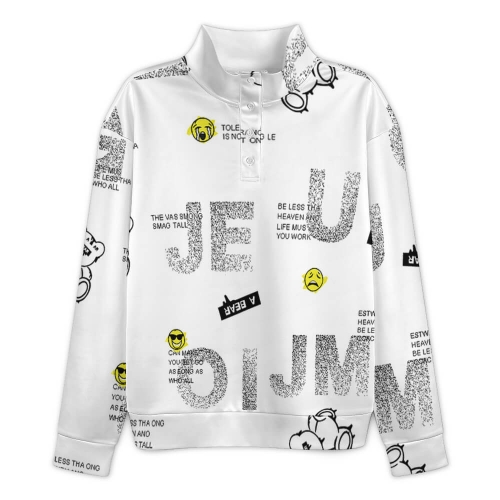 Men's Stand Collar Sweatshirt