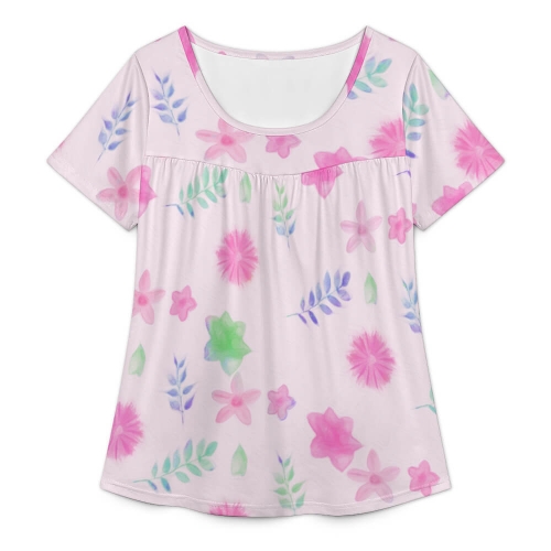 All-Over Print Women's Crew Neck T-Shirt