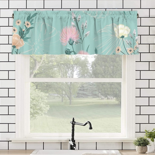 Window Curtain Valance 60"x18"