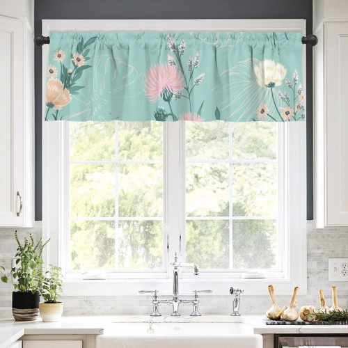 Window Curtain Valance 60"x18"