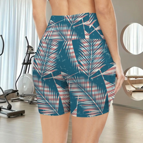 High Waist Deep Pockets Yoga Shorts