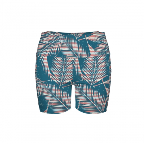 High Waist Deep Pockets Yoga Shorts