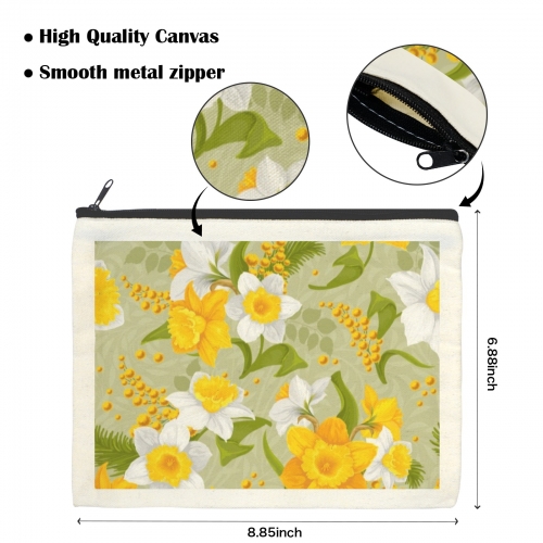 Zipper Pouch 8.85"x6.88"(Front Printing)