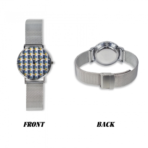Men's Steel Bracelet Watch Without Numbers