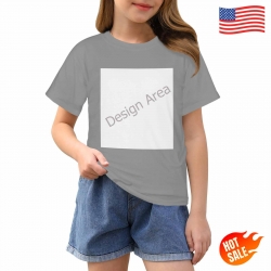 Girls' T-Shirt in USA Size (Front Printing) (Model T79)