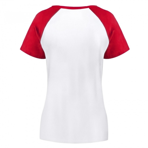 Women's Raglan T-Shirt (Front Side Printing)