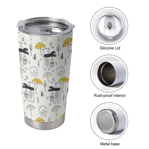 20oz Tapered Stainless Steel Tumbler