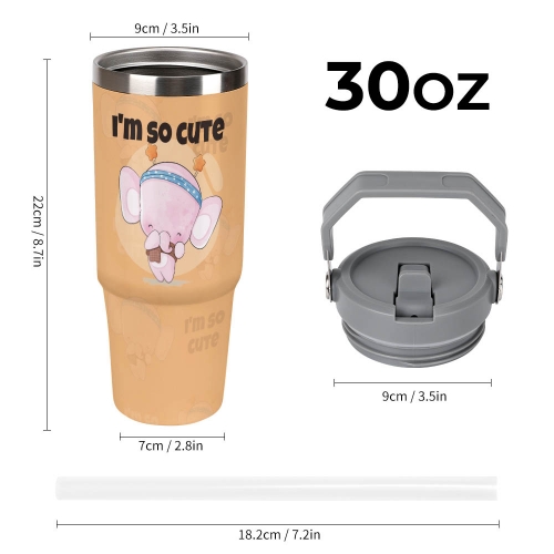 Tumbler with Top Handle (30oz)