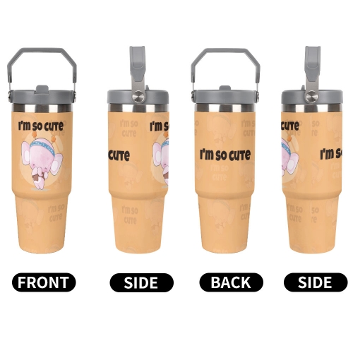 Tumbler with Top Handle (30oz)