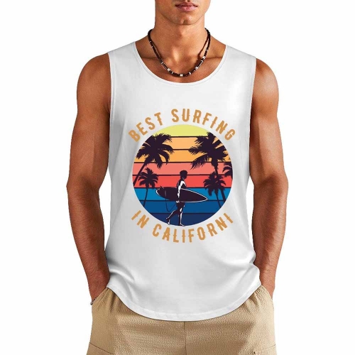 Men's Tank Top (EU Size) (Front Side Printing)