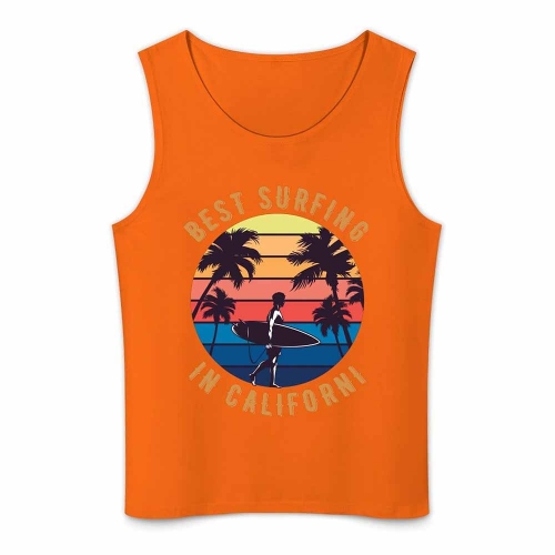 Men's Tank Top (EU Size) (Front Side Printing)