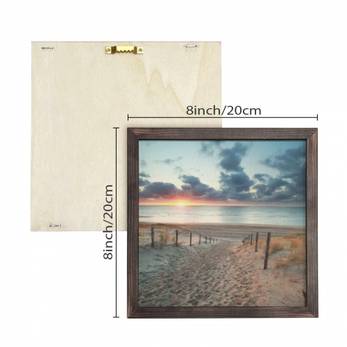 Square Wooden Photo Frame