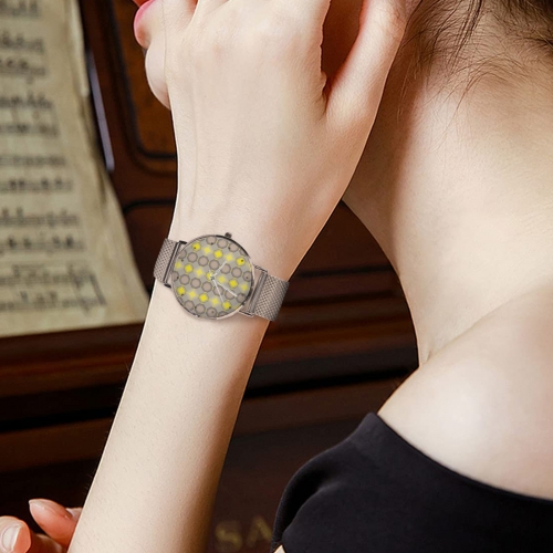 Women's Steel Bracelet Watch Without Numbers