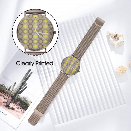 Women's Steel Bracelet Watch Without Numbers