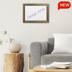 Antique Frame Canvas Painting 16" × 12"-Horizontal(Golden)(USA)