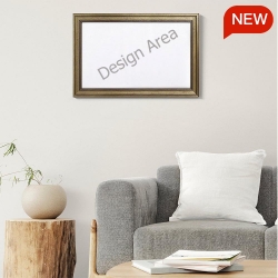 Antique Frame Canvas Painting 24" × 16"-Horizontal(Golden)(USA)