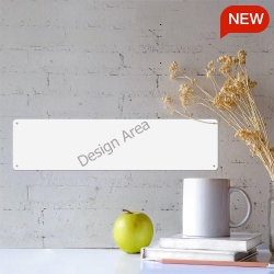 Aluminum Sign – 10×40 cm (USA)