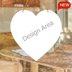 Heart Shape Acrylic Ornament (USA)