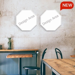 Octagon Metal Wall Sign (2 PCS) (USA)