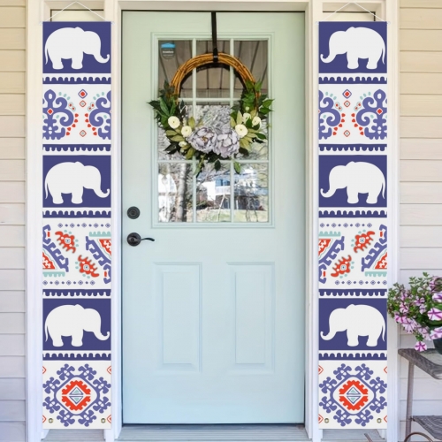 2PCS Hanging Door Banners 30x180cm