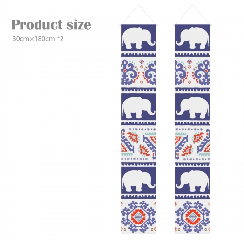 2PCS Hanging Door Banners 30x180cm