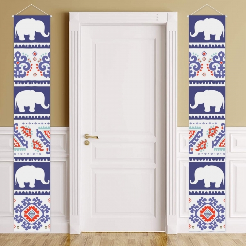 2PCS Hanging Door Banners 30x180cm