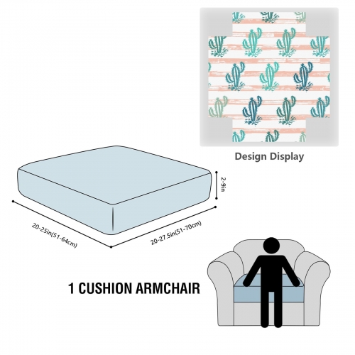 Sofa Cushion Cover (25x27.5x8 inch)