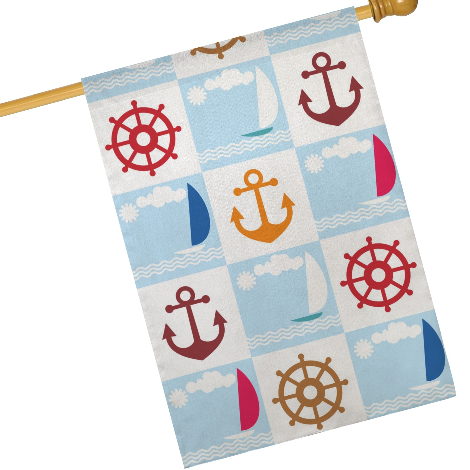 Linen House Flag 28''x40'' (Two-Sided Same Print)