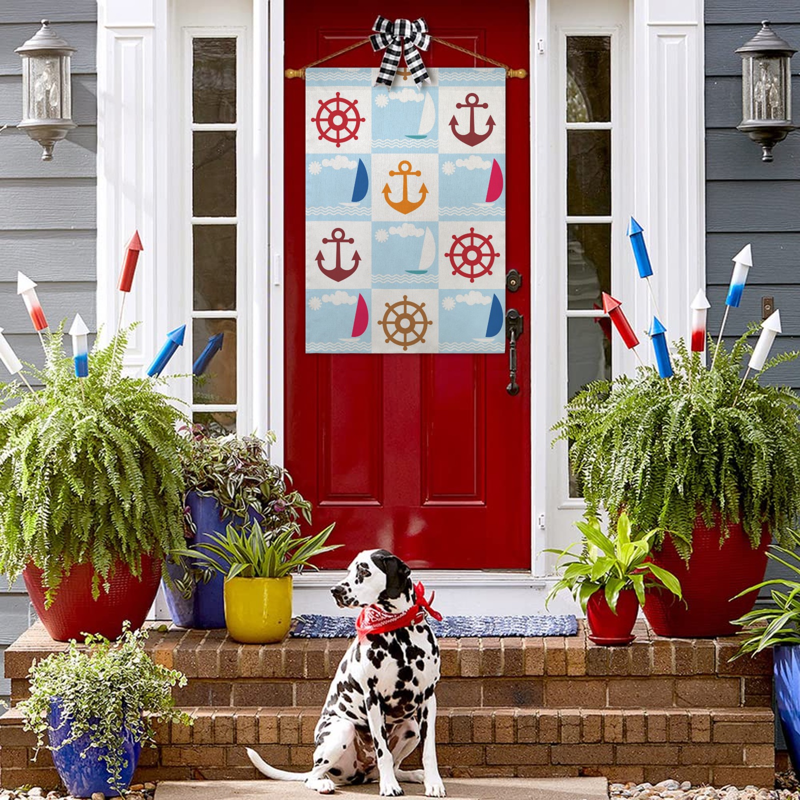 Linen House Flag 28''x40'' (Two-Sided Same Print)