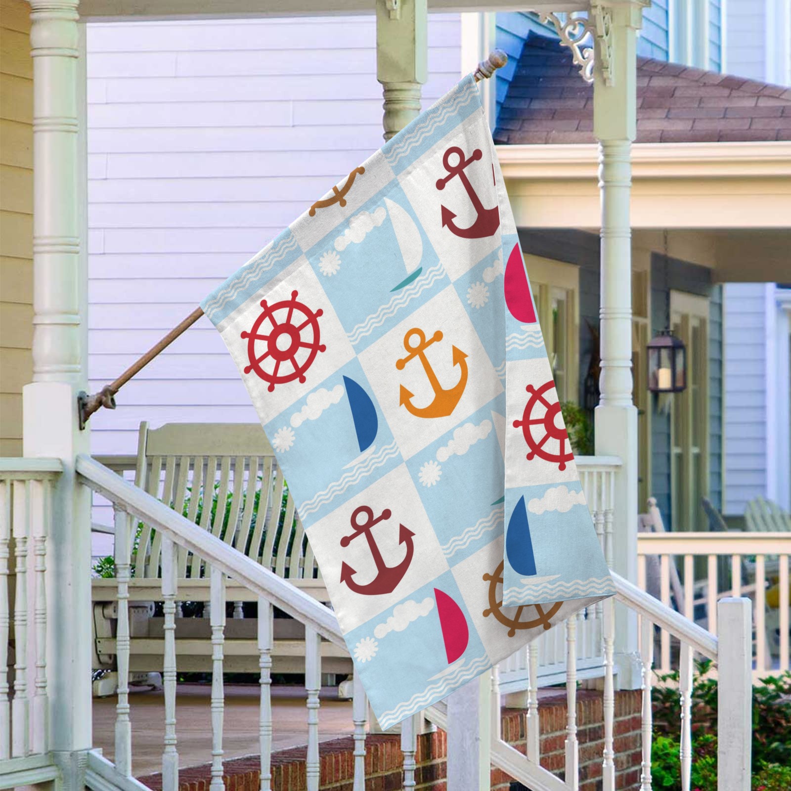 Linen House Flag 28''x40'' (Two-Sided Same Print)