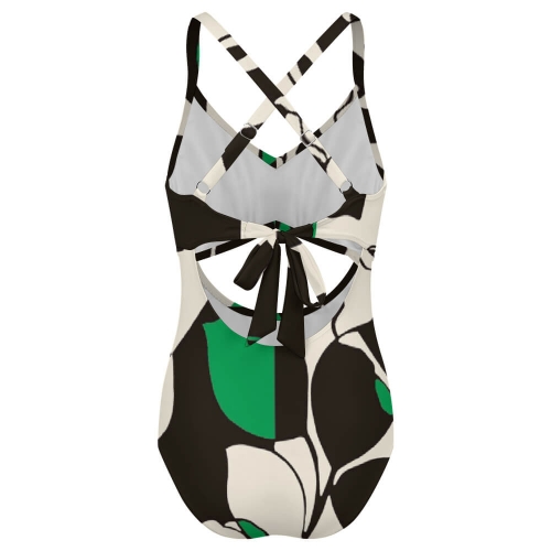 Women's Twist Front Tie Back Swimsuit