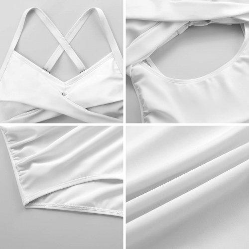 Women's Twist Front Tie Back Swimsuit