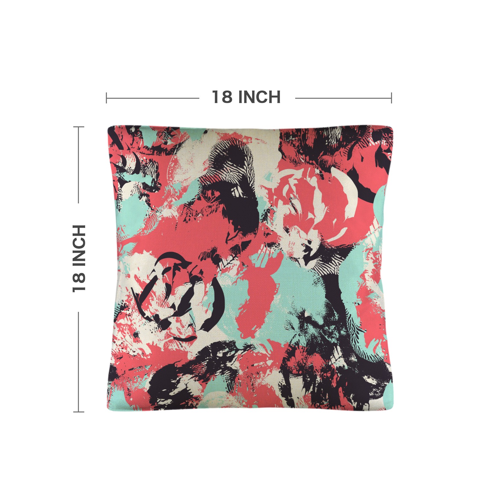 Linen Pillow Case 18x18inch (One Side)