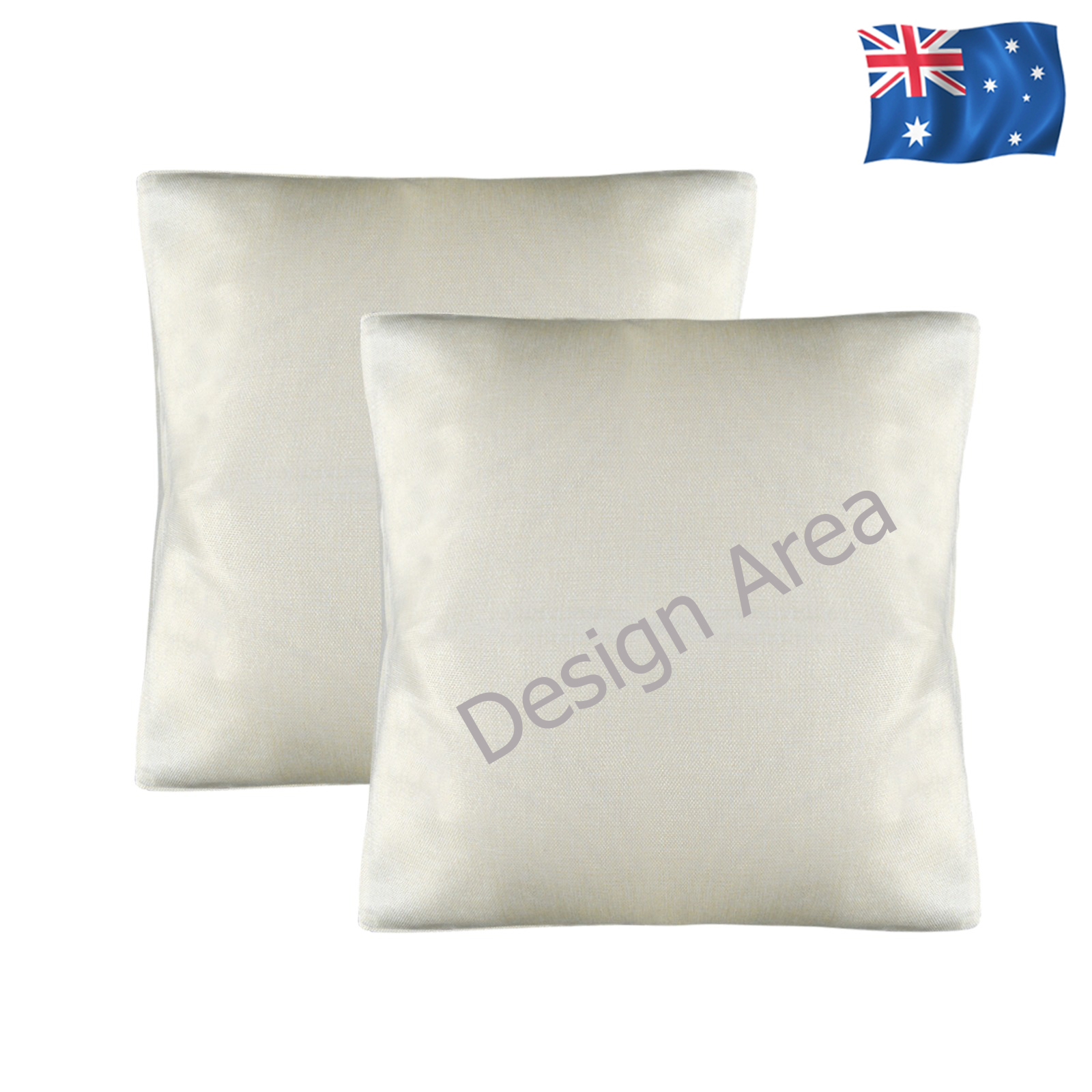 Linen Pillow Case 18x18inch (Set of 2)