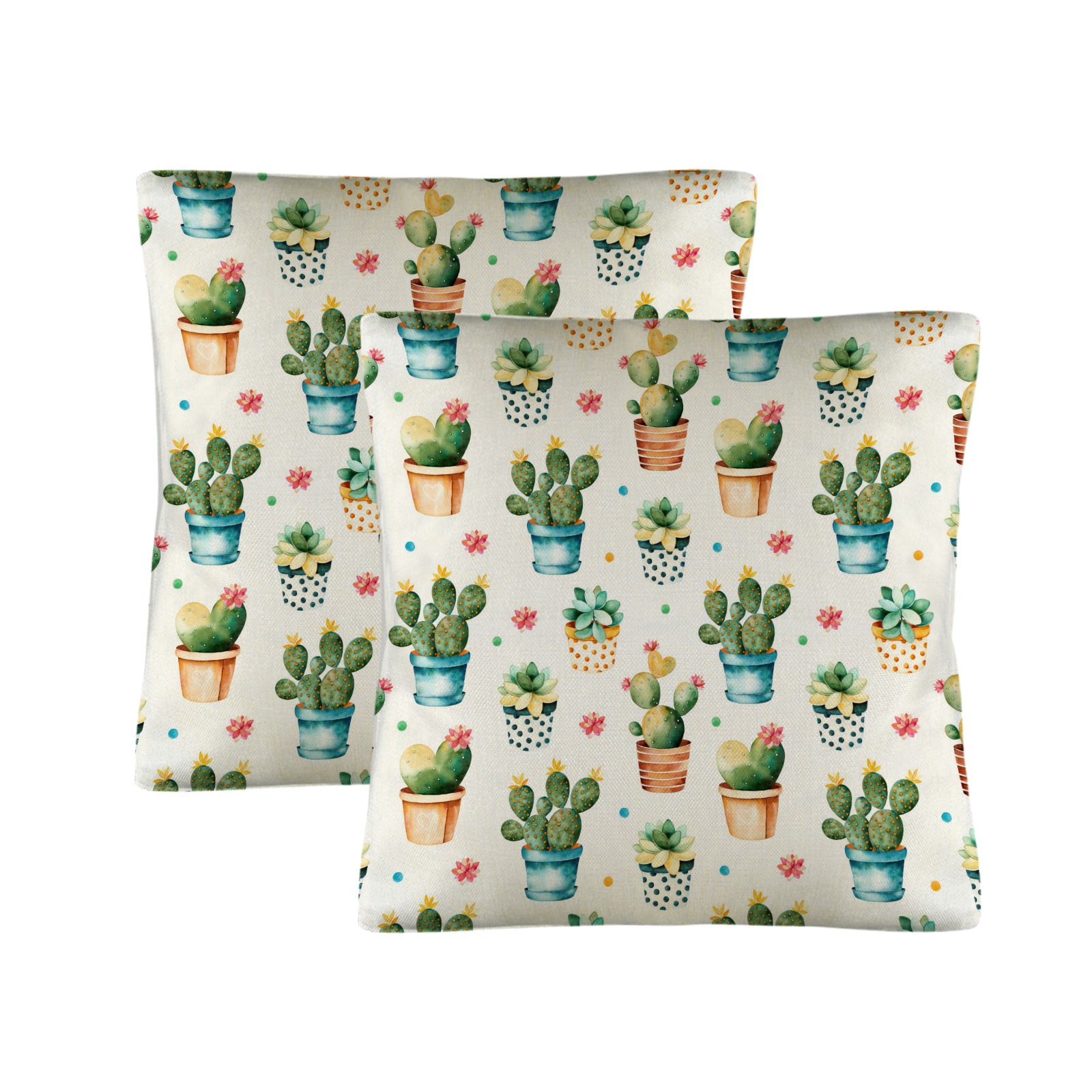 Linen Pillow Case 18x18inch (Set of 2)