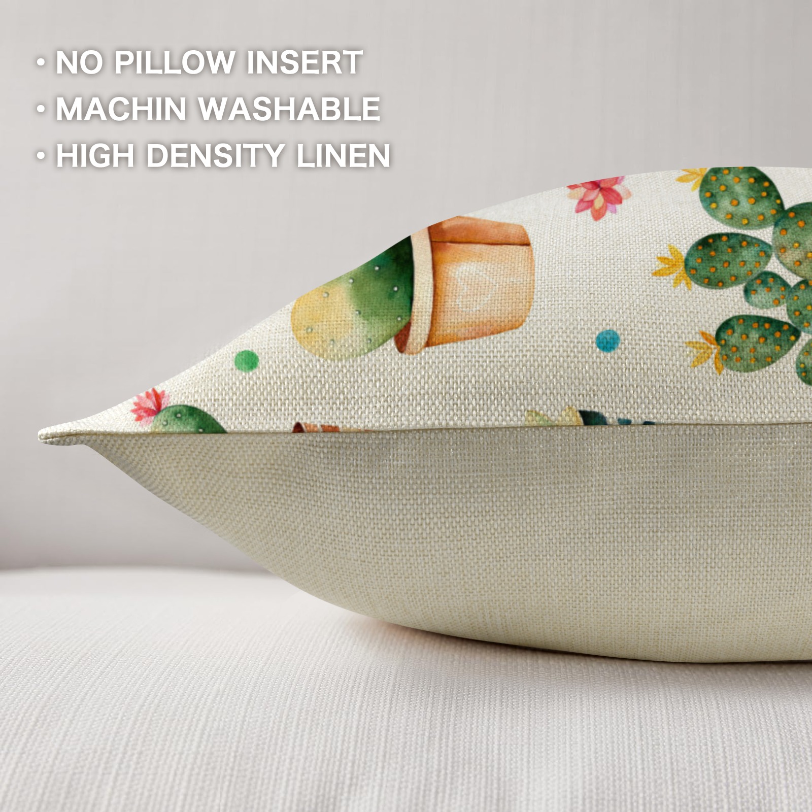 Linen Pillow Case 18x18inch (Set of 2)