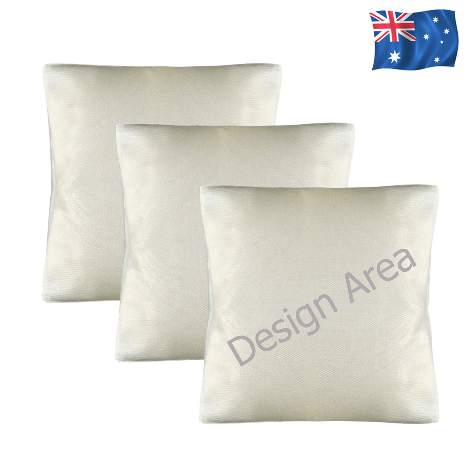 Linen Pillow Case 18x18inch (Set of 3)