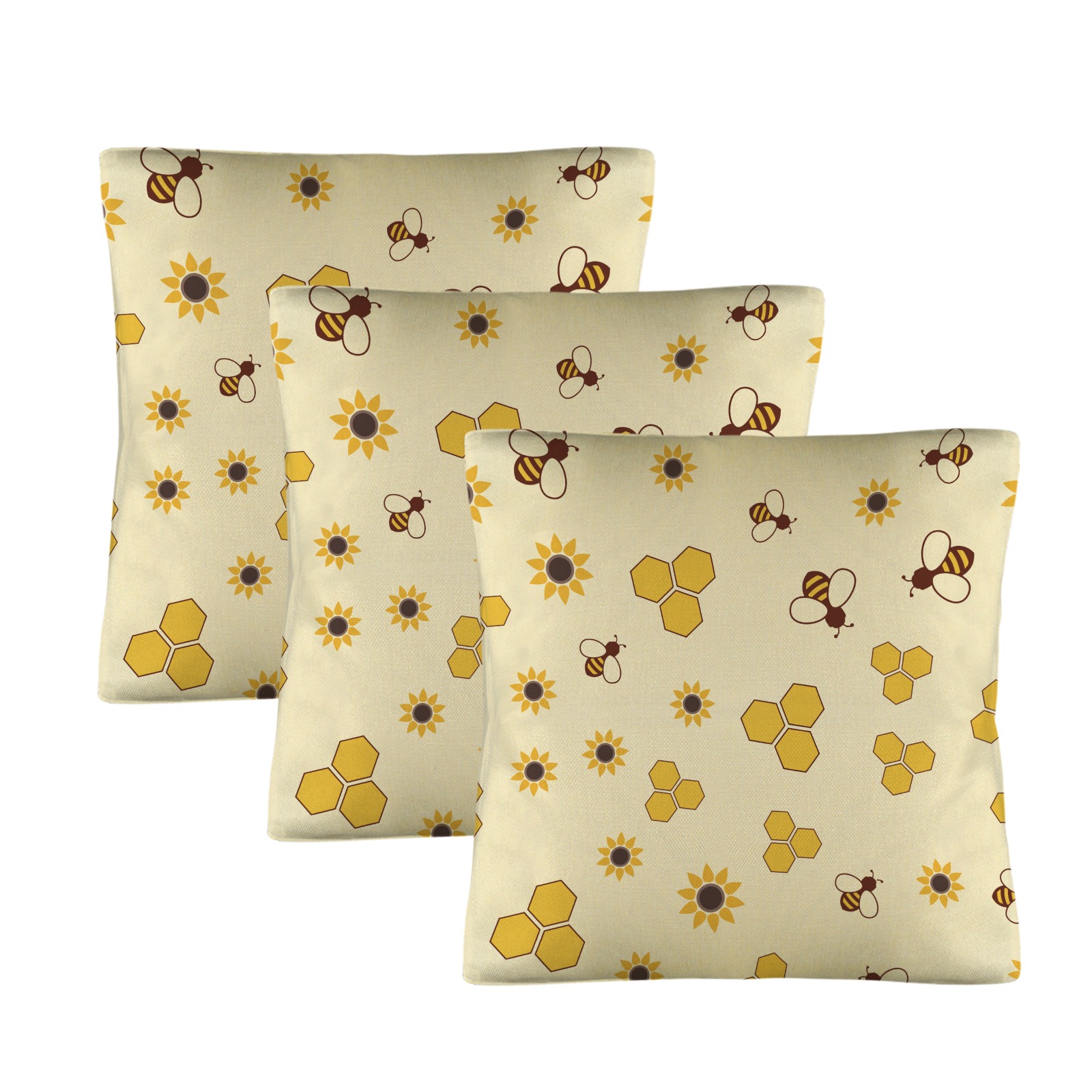 Linen Pillow Case 18x18inch (Set of 3)