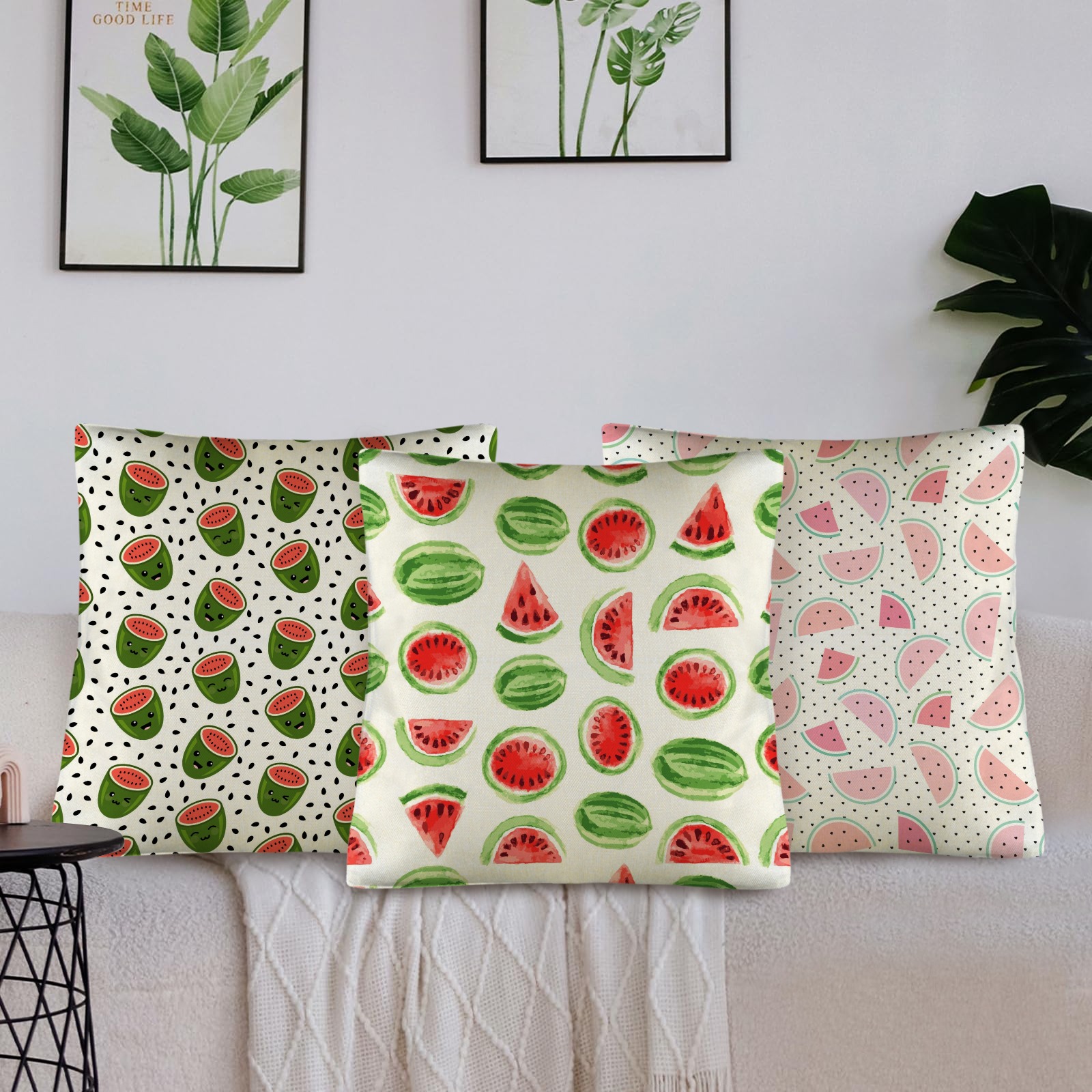 Linen Pillow Case 18x18inch (Set of 3)