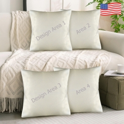 Linen Pillow Case 18x18inch (4-Pack)