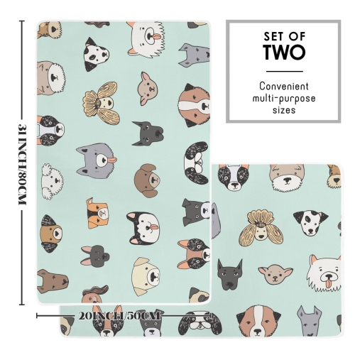 Floor Mat 80x50cm (2-Pack)