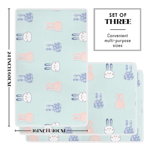 Floor Mat 60x40cm (3-Pack)